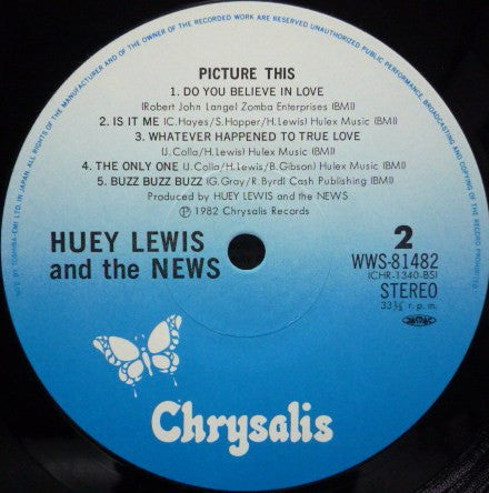 Huey Lewis & The News - ‎Picture This (Vinyl, LP, Album, Stereo)