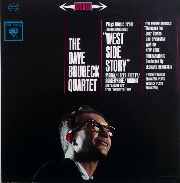 The Dave Brubeck Quartet - Music From "West Side Story" And Other Works (Vinyl, LP, Album, Reissue, Stereo) Very Good Plus (VG+) / Good (G)