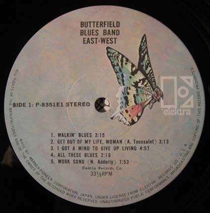 The Paul Butterfield Blues Band - East-West (Vinyl, LP, Album, Stereo)
