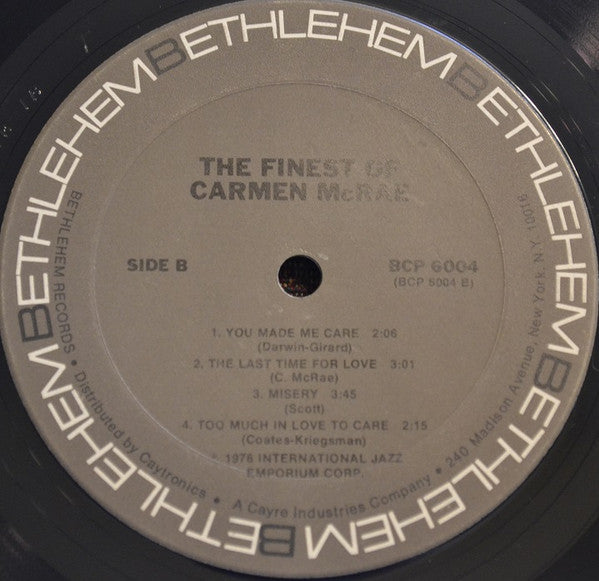 Carmen McRae - ''You'd Be So Easy To Love'' (Vinyl, LP, Album, Compilation) Good Plus (G+) / Very Good (VG)
