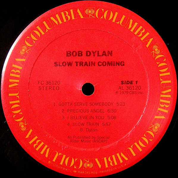 Bob Dylan - Slow Train Coming (Vinyl, LP, Album) Very Good (VG) / Very Good (VG)