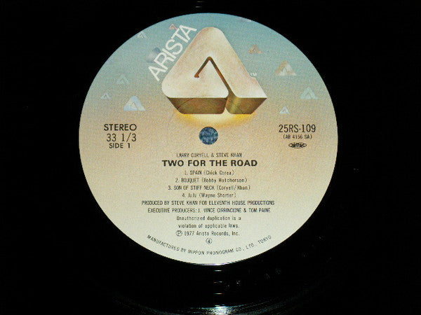 Larry Coryell - Two For The Road (Vinyl, LP, Album) Near Mint (NM or M-) / Near Mint (NM or M-)