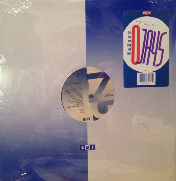 The O'Jays - Have You Had Your Love Today (Vinyl, 12", 33 ⅓ RPM, Single) Very Good Plus (VG+) / Very Good Plus (VG+)