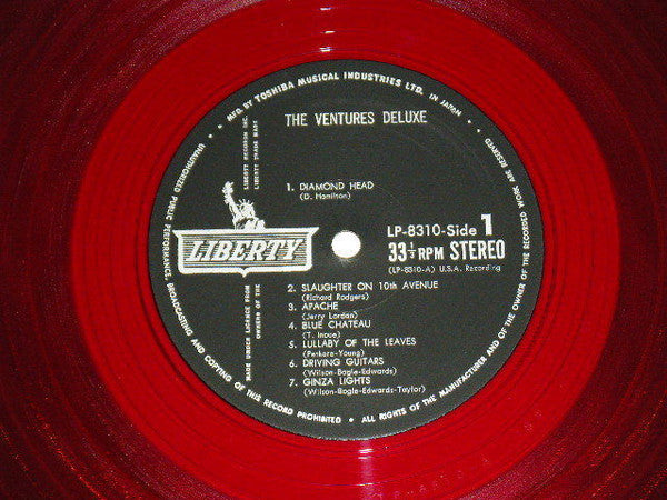 The Ventures - Deluxe (Vinyl, LP, Compilation, Stereo) Good Plus (G+) / Good (G)