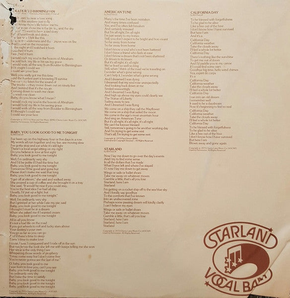 Starland Vocal Band - Starland Vocal Band (Vinyl, LP, Album) Very Good (VG) / Very Good (VG)