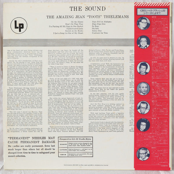 Toots Thielemans - The Sound (Vinyl, LP, Album, Reissue, Mono) Very Good (VG) / Very Good (VG)