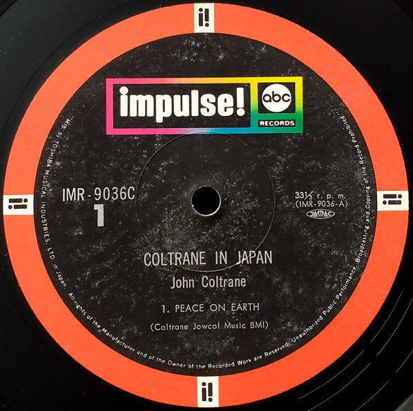 John Coltrane - Coltrane In Japan (2xVinyl, Vinyl, Box Set, LP, LP, Single Sided, Album) Very Good Plus (VG+) / Very Good (VG)