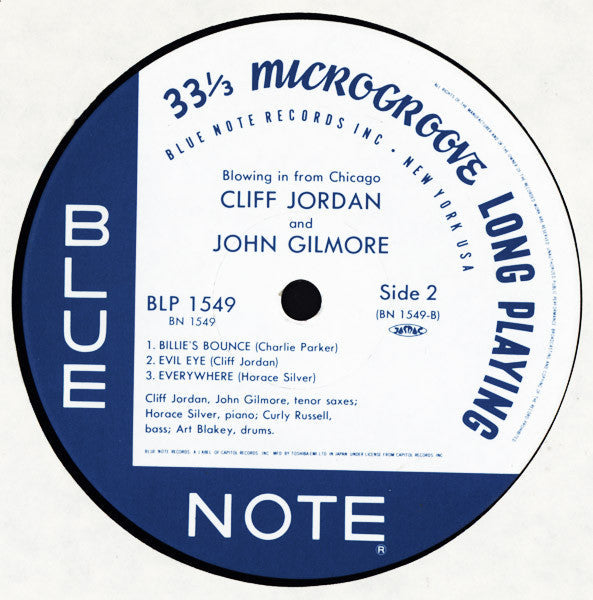 Clifford Jordan - Blowing In From Chicago (Vinyl, LP, Album, Mono, Reissue, Limited Edition) Near Mint (NM or M-) / Near Mint (NM or M-)