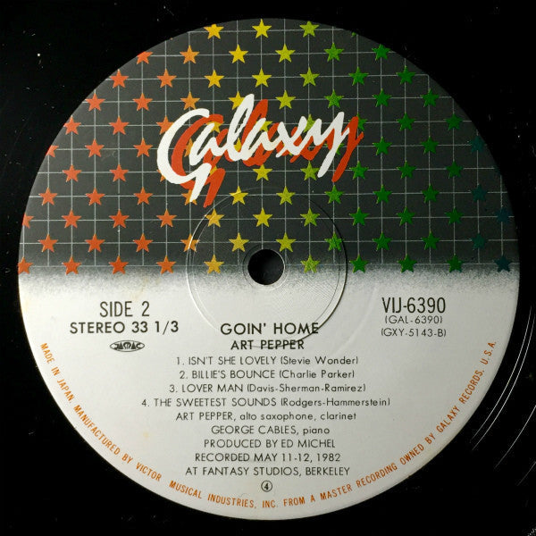 Art Pepper - Goin' Home (Vinyl, LP, Album)