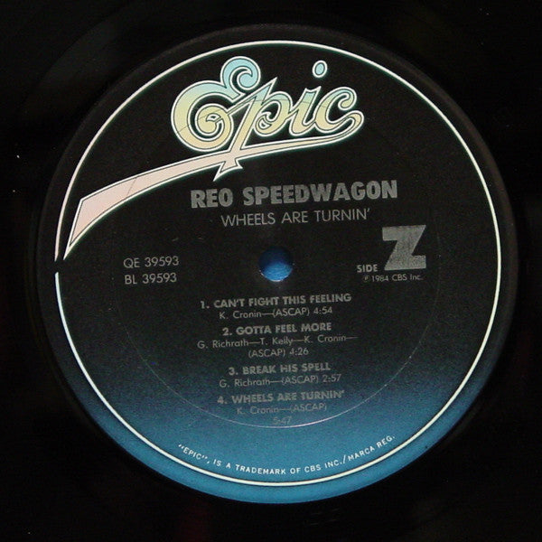 REO Speedwagon - Wheels Are Turnin' (Vinyl, LP, Album, Stereo) Good Plus (G+) / Very Good (VG)