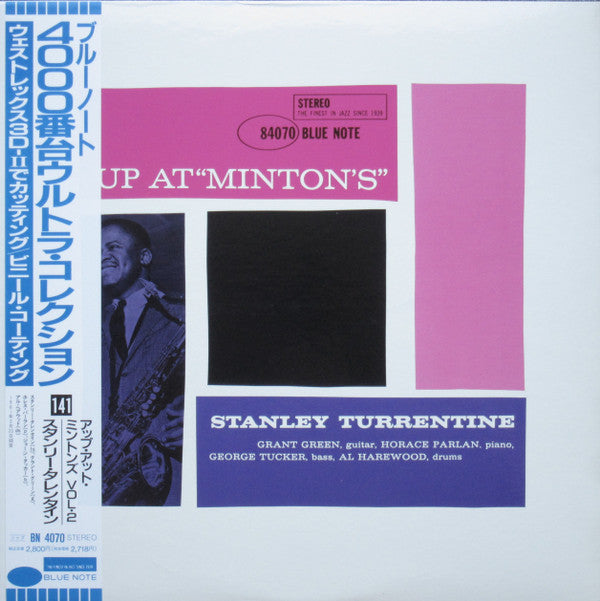 Stanley Turrentine - Up At "Minton's", Vol. 2 (Vinyl, LP, Album, Limited Edition, Reissue, Stereo) Near Mint (NM or M-) / Near Mint (NM or M-)
