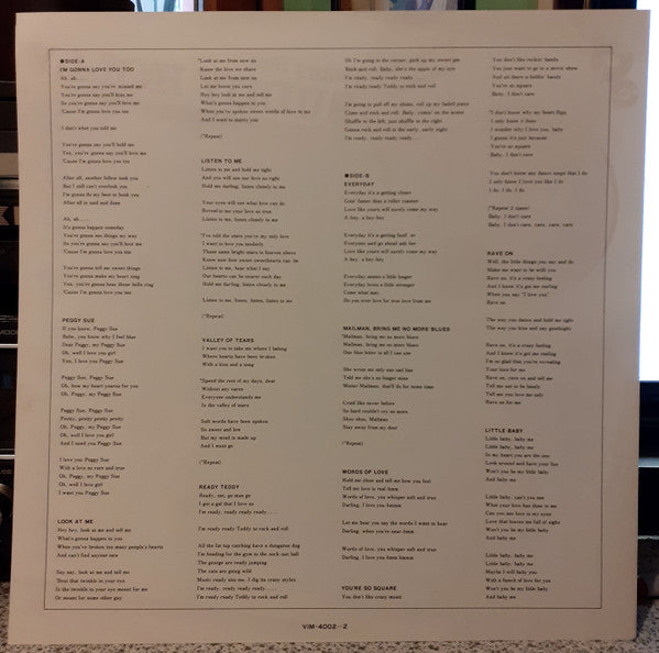 Buddy Holly - Buddy Holly (Peggy Sue) (Vinyl, LP, Album, Reissue, M...