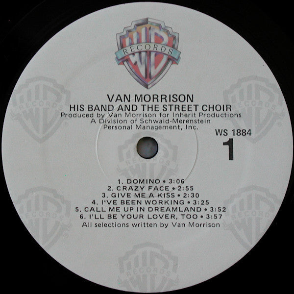 Van Morrison - His Band And The Street Choir (Vinyl, LP, Album, Reissue) Near Mint (NM or M-) / Very Good (VG)