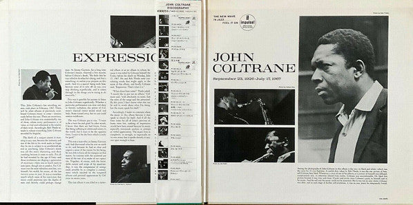 John Coltrane - Expression (Vinyl, LP, Album, Reissue, Stereo) Very Good (VG) / Good Plus (G+)