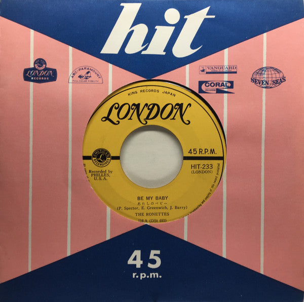 The Ronettes - ビー・マイ・ベイビー（あたしのベビー） = Be My Baby / テデスコ　アンド　ピットマン = ...