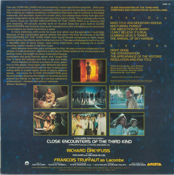 John Williams (4) - Close Encounters Of The Third Kind (Original Motion Picture Soundtrack) (Vinyl, LP, Album, Reissue) Very Good Plus (VG+) / Very Good Plus (VG+)