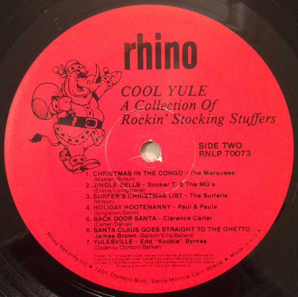 Various - Cool Yule (A Collection Of Rockin' Stocking Stuffers) (Vinyl, LP, Compilation) Very Good Plus (VG+) / Very Good (VG)