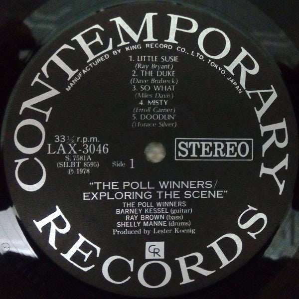 The Poll Winners - The Poll Winners Exploring The Scene (Vinyl, LP, Album, Limited Edition, Reissue, Stereo) Very Good Plus (VG+) / Very Good (VG)