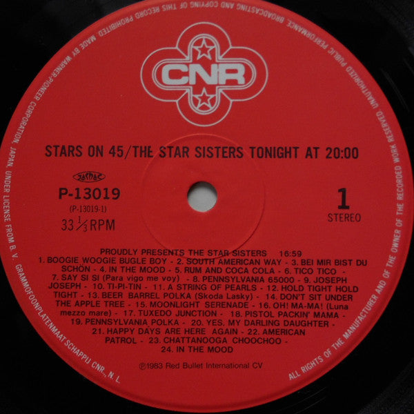Stars On 45 - Tonight 20.00 Hrs (Vinyl, LP, Album) Very Good (VG) / Very Good (VG)