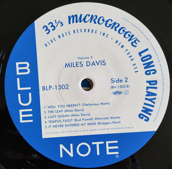 Miles Davis - Volume 2 (Vinyl, LP, Compilation, Reissue, Mono) Near Mint (NM or M-) / Near Mint (NM or M-)
