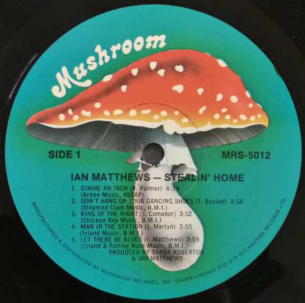 Iain Matthews - Stealin' Home (Vinyl, LP, Album, Stereo) Good Plus (G+) / Very Good (VG)
