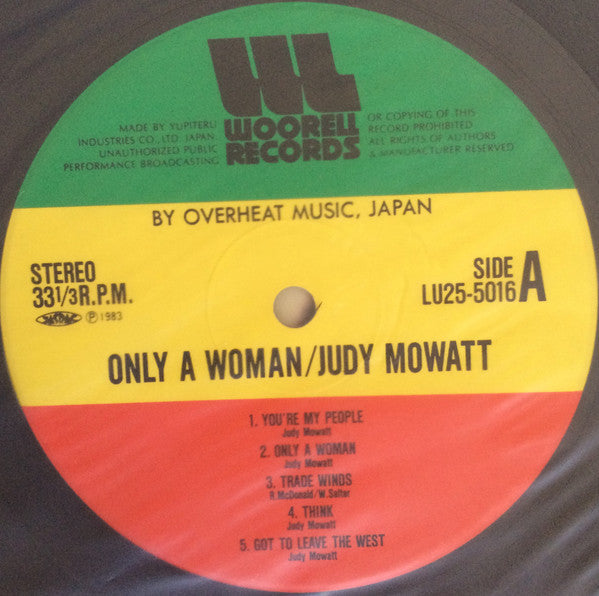 Judy Mowatt - Only A Woman (Vinyl, LP, Album) Near Mint (NM or M-) / Very Good Plus (VG+)