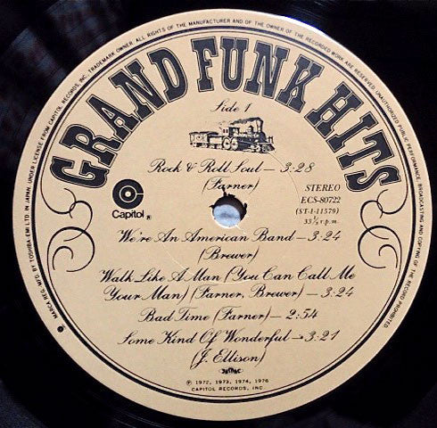Grand Funk Railroad - Grand Funk Hits (Vinyl, LP, Compilation)