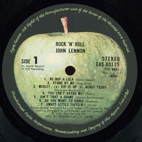 John Lennon - Rock 'N' Roll (Vinyl, LP, Album, Stereo) Very Good (VG) / Poor (P)