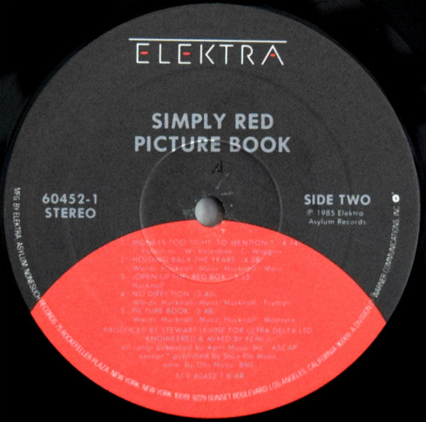 Simply Red - Picture Book (Vinyl, LP, Album) Very Good (VG) / Very Good Plus (VG+)