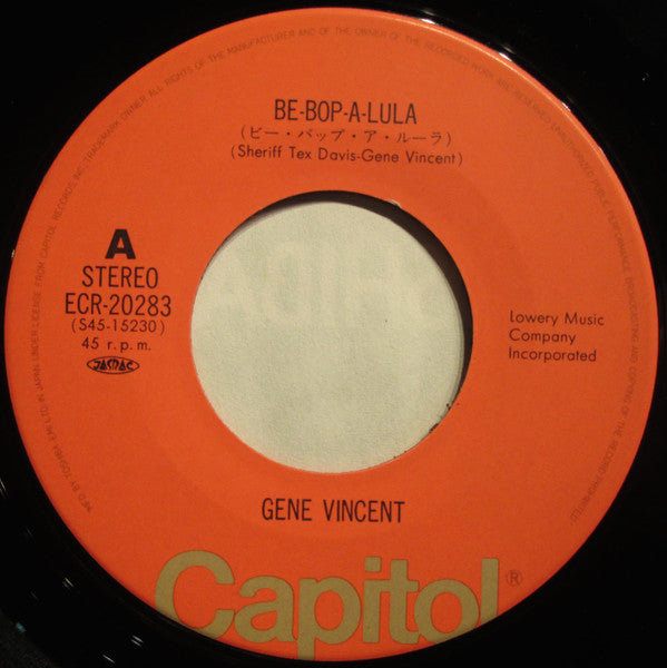 Gene Vincent - ビー・バップ・ア・ルーラ = Be-Bop-A-Lula (Vinyl, 7", 45 RPM, Single, Reissue) Very Good Plus (VG+) / Very Good Plus (VG+)