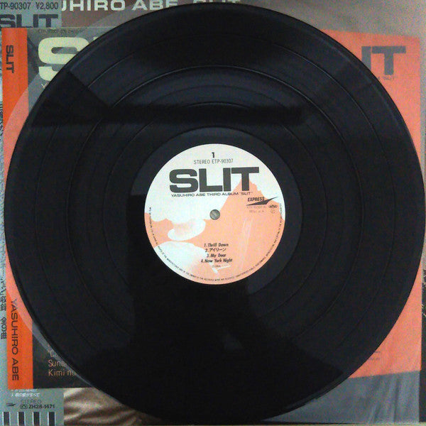 Yasuhiro Abe - Slit (Vinyl, LP, Album, Stereo) Very Good Plus (VG+) / Very Good Plus (VG+)