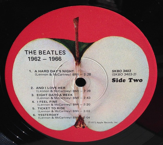 The Beatles - 1962-1966 (2xVinyl, LP, Album, Compilation, Stereo) Very Good (VG) / Good (G)