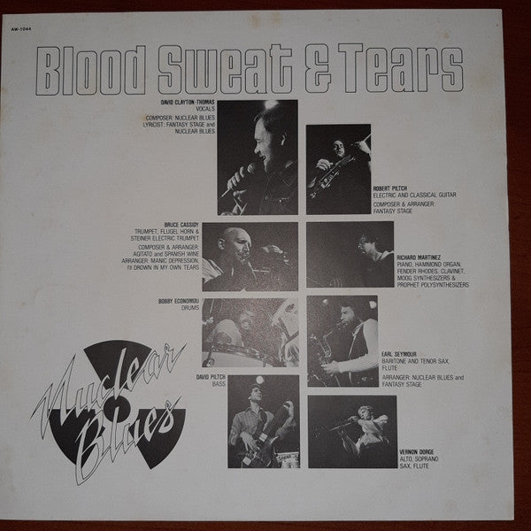 Blood, Sweat And Tears - Nuclear Blues (Vinyl, LP, Album) Very Good Plus (VG+) / Good Plus (G+)