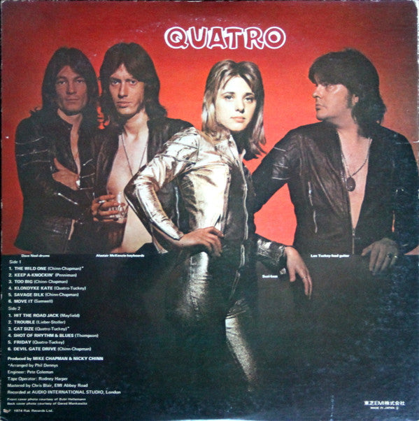 Suzi Quatro - Quatro (Vinyl, LP, Album, Reissue)