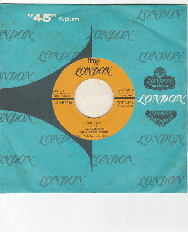 The Rolling Stones - テル・ミー  = Tell Me / Time Is On My Side (Vinyl, 7", 45 RPM, Single) Very Good (VG) / Very Good Plus (VG+)