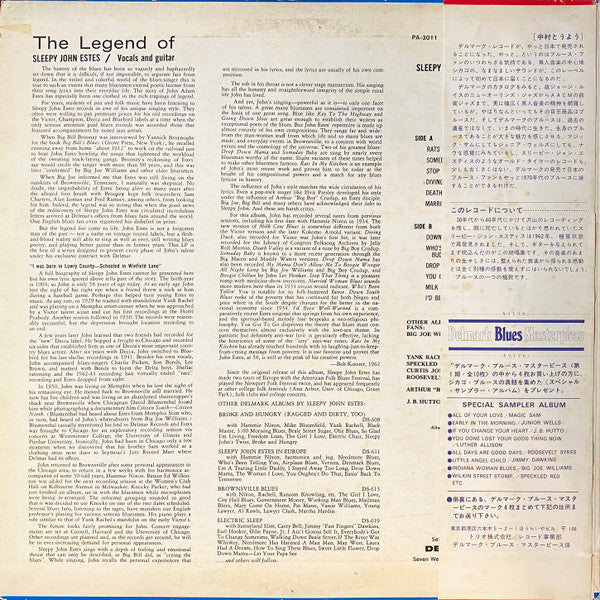Sleepy John Estes - The Legend Of Sleepy John Estes (Vinyl, LP, Alb...