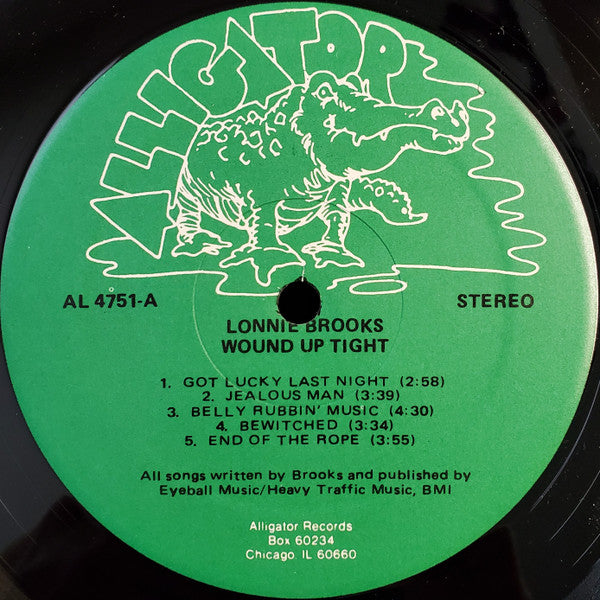 Lonnie Brooks - Wound Up Tight (Vinyl, Album, LP) Near Mint (NM or M-) / Near Mint (NM or M-)