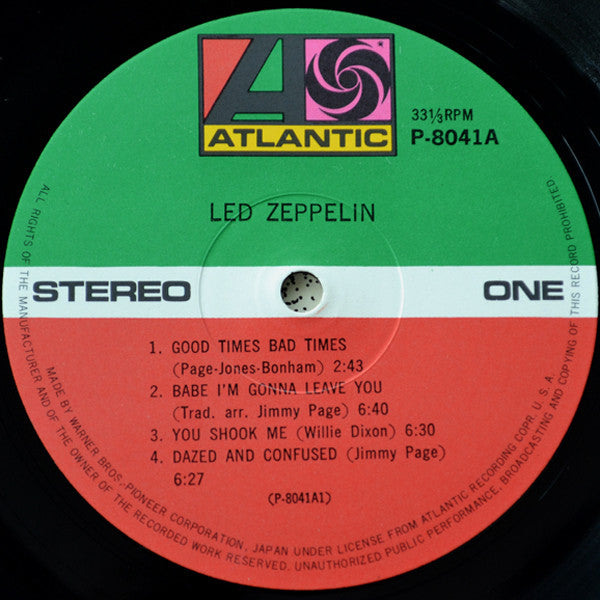 Led Zeppelin - Led Zeppelin (Vinyl, LP, Album, Reissue, Stereo)