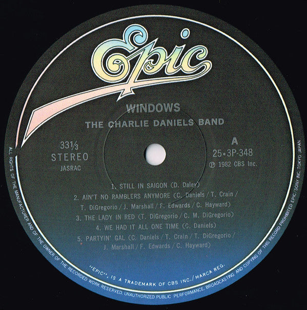 The Charlie Daniels Band - Windows (Vinyl, LP, Album)