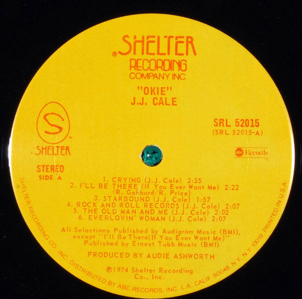 JJ Cale - Okie (Vinyl, LP, Album, Reissue) Good Plus (G+) / Good Plus (G+)