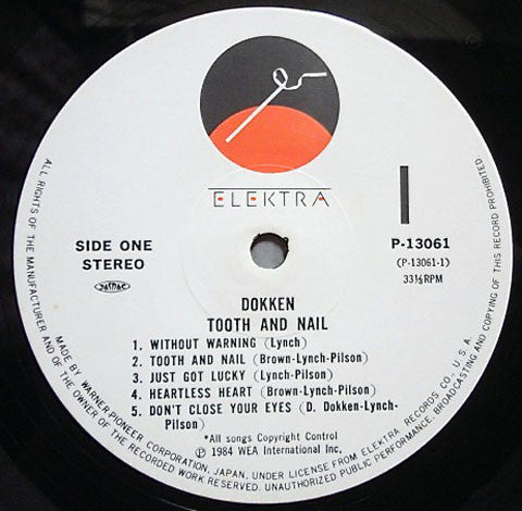 Dokken - Tooth And Nail (Vinyl, LP, Album)