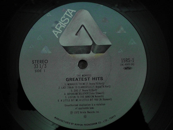 The Monkees - The Monkees Greatest Hits (Vinyl, LP, Compilation) Very Good Plus (VG+) / Good Plus (G+)