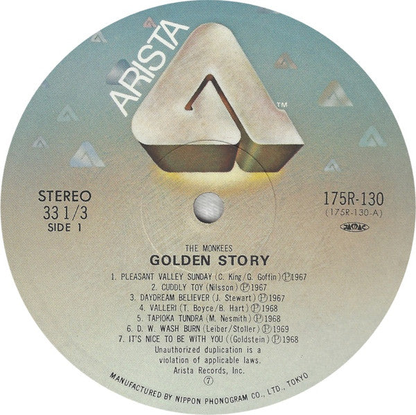 The Monkees - Golden Story (Vinyl, LP, Compilation)