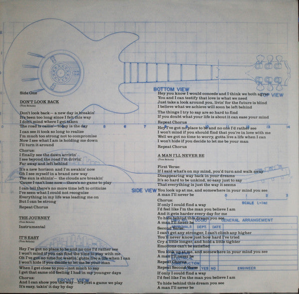Boston - Don't Look Back (Vinyl, LP, Album) Good Plus (G+) / Very Good Plus (VG+)