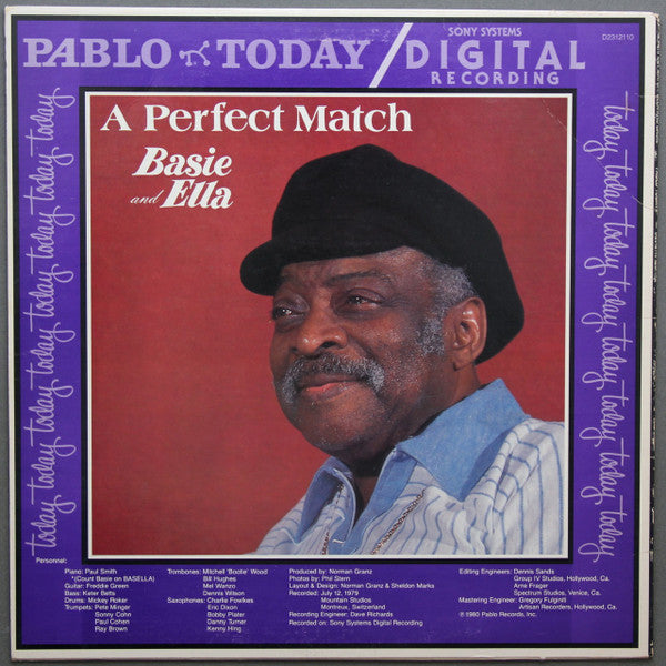 Ella Fitzgerald - A Perfect Match (Vinyl, LP, Album) Very Good (VG) / Very Good (VG)