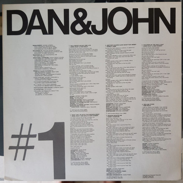 England Dan & John Ford Coley - Dr. Heckle And Mr. Jive (Vinyl, LP, Album) Very Good (VG) / Good (G)