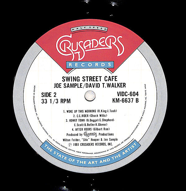 Joe Sample - Swing Street Cafe (Vinyl, LP, Album, Reissue) Very Good (VG) / Very Good Plus (VG+)