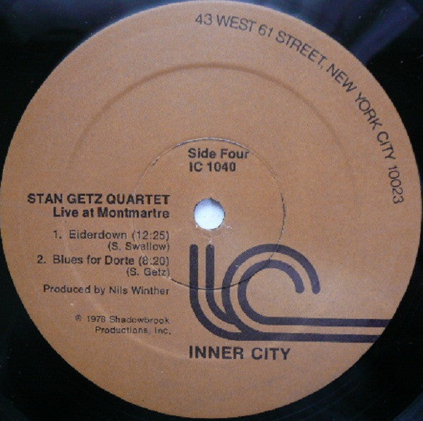 Stan Getz Quartet - Stan Getz Gold ..." Happy 50th Stan" - A Celebration, Live At Montmartre (2xVinyl, LP, Album) Very Good Plus (VG+) / Very Good (VG)