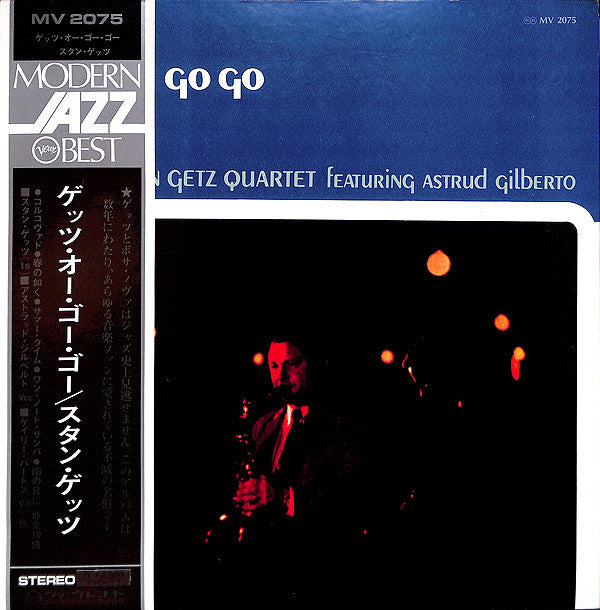 The New Stan Getz Quartet - Getz Au Go Go (Vinyl, LP, Album, Reissue, Stereo) Good Plus (G+) / Good (G)