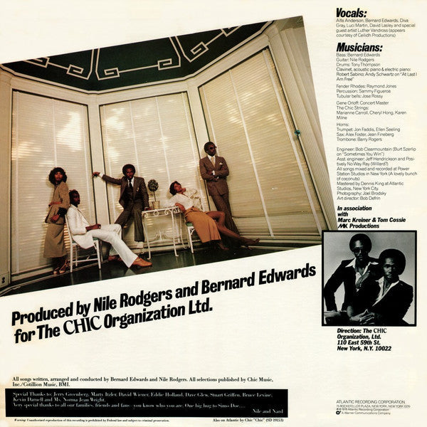 Chic - C'est Chic (Vinyl, LP, Album) Very Good Plus (VG+) / Very Good (VG)